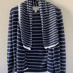 Cynthia Rowley Cynthia Rowley Striped 100% Linen Open Cardigan Sweater Photo 0