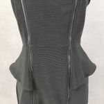 Ceceo Womens Dress‎ Size M Bodycon Mini Cutout Peplum Club Trendy Cocktail Party Black Size M Photo 2