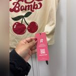 Romwe NWT  Cherry Bomb Tank with Lace Size 2XL 🍒 Photo 2