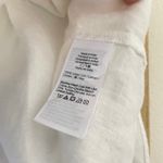 J. Crew Baird McNutt Irish Linen Capitaine Button Down Blouse Shirt White Size M Photo 3