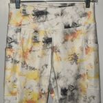 Cato Cropped Tie Dye Leggings w Pockets Orange Yellow Gray Women’s S Small Photo 1