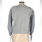 Rebecca Taylor La Vie Mixed-Media Cotton Sweatshirt Women’s Size XS Photo 2