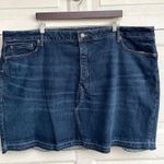 Old Navy Womens Skirt Denim High Rise Distressed Released Hem Plus 28 Photo 0