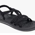 Brand New Megnya Womens Size 41 US 11 Black Arch Support Strappy Comfort Sandals Photo 0
