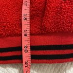 Miss Love  boutique bomber jacket Red teddy bear front pockets size small. Photo 7