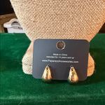 Paparazzi Shiny Gold Teardrop Earrings Photo 2