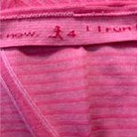 Lululemon Swiftly Tech Long Sleeve Crew Heathered Berry Rumble Pink Striped Size 4 Photo 5
