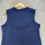 Quince Women’s Cotton Modal Muscle Tank Top Sleeveless Minimalist in Navy L Photo 8