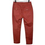 Veronica Beard Women’s Arya Straight Leg High Rise Pants Terracotta Size 30/10 Photo 2
