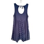 Abercrombie & Fitch  Babydoll Sleeveless Dress Women's Large Blue‎ Coquette Girl Photo 5