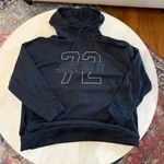 Nike  Black Pullover Hoodie with Embroidered 72 Photo 0