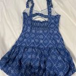 ZARA  size small blue eyelet dress bought for $98 Photo 1