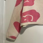 Moon & Madison Sz:M Cropped Pink Smiley Face Crew Neck Oversized Sweater. White Size M Photo 10