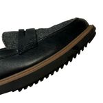Clarks  Women’s Raisie Eletta Loafer Black Leather Tweed 10 Soft Cushion Photo 9