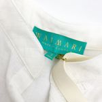 Waimari Calamaro Tiered Ruffle Smocked Beach Coastal Bridal Mini Dress: White Photo 15