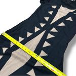 Young Threads NWT New York City Taupe Black Geometric Mini Sweater Dress Medium Photo 5