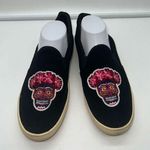 Soludos  Sugar Skull Suede Slip on Sneakers Photo 0