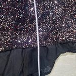 Mac Duggal Ieena Sequin Evening Slip Gown Black Rose gold holiday dress Size 6 Photo 7