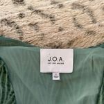 J.O.A. Forest Green Textured Blouse Photo 1