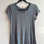 Lole Löle Dress Grey Twist Back Short Sleeves Athletic Dress Sz L GUC Photo 2