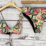 Roxy ‎ Women’s Printed Beach Classics Bikini Top Tropical Size Small M Bottoms Photo 0