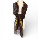 Versace  SCARF MODAL CASHMERE SIGNATURE BAROQUE MEDUSA BLACK/GOLD/BROWN/WHITE Photo 6