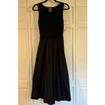 Taylor NWT black two for sweater top midi dress xs Photo 2