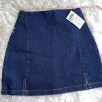 Brandy Melville Denim Jean Vintage Style Cara Mini pencil Skirt Photo 0