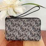 Coach NWT Corner Zip Wristlet With Monogram Print Photo 0