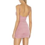 Lovers + Friends Revolve  Juliana Pink Ruched Mini Dress Bodycon Stretch Sz M NWT Photo 1