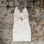 H&M White Mini Dress Photo 4