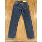 RE/DONE Revolve  90s high rise ankle crop Dark rinse button up straight Jeans 25 Photo 6