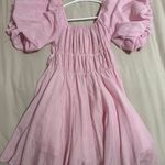 Verge Girl Pink Puff Sleeve Dress Photo 0