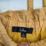 Lulus  Weekend Date Mustard Yellow Cropped Paperbag Waist Pants Size Small Photo 7