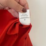 Vince Silk Blend Short Sleeve Boat Neck Top Orange Red Size XS Minimalist Blouse Photo 5