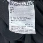 INC International Concepts Medium Asymmetrical Smocked MIDI Crewneck Black Dress Photo 8