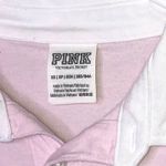 Pink Victoria's Secret Long Sleeve Rugby Polo Shirt XS Photo 4