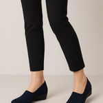 Ecco Women’s Abelone Stretch Loafer Wedge Slip-On Shoes Navy Blue Comfort EU 41 Photo 0