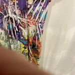 Moa Moa Y2K style babydoll cap sleeve festival dress stretchy kaleidoscope Photo 3