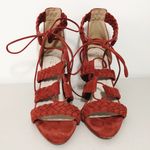 Revolve  RAYE Libby Heels Suede Woven Strap Size 7.5 Photo 1