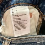 American Eagle Distressed Ultra Stretchy Jean Skirt Denim Worn Once Size 4 EUC Photo 2