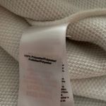 DKNY  White Sherpa Teddy Fleece Hoodie Embroidered‎ Logo Cropped Casual Women's Photo 9