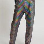 Free People RAINBOW SEQUIN BANDITS RELAXED JEANS Size Size 26 Photo 1