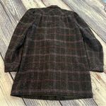 Vintage 80’s/90’s New York Girl Gray Wool Blend Plaid Blazer Coat​​​​ Size M Photo 5