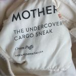 Mother Denim Anthropologie Undercover Cargo Sneak Jeans in Cream Puffs Size 25 White Photo 8
