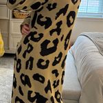 Boutique Cheetah print knit long cardigan  Photo 2
