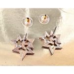 Patriotic Star Earrings Crystals Posts July 4th, Veterans Memorial Labor… Red Photo 11