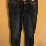 MOTHER Denim Mother High Waisted Looker Ankle Fray Jeans in When Lightning Strikes Photo 0