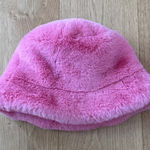 Apparis Bucket Hat Faux Fur One Size Pink Photo 0