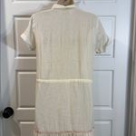 Carolina K Natalia Cotton Collared Shirt Dress Small White Photo 12